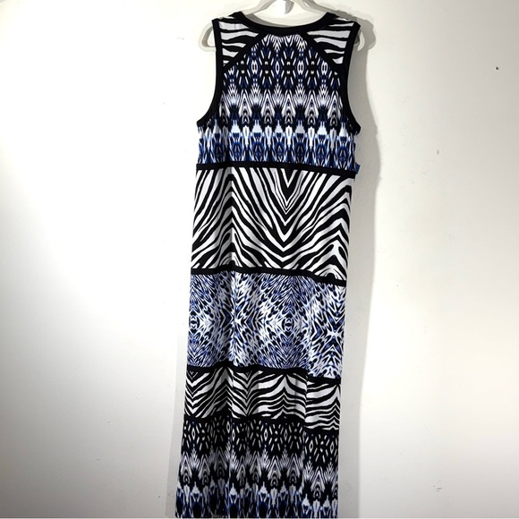 Chico's mixed animal print jersey knit Maxi Dress - Picture 7 of 11